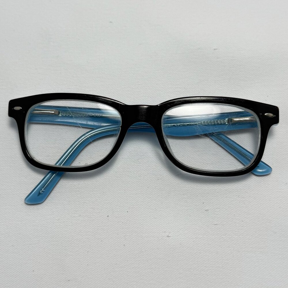 BOGO Capri Optics Black Blue Small Eyeglass - Frames only